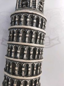 Vintage Leaning Tower of Pisa Statue from Italy
