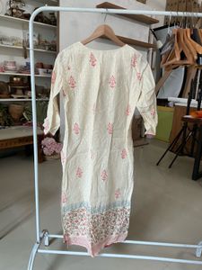 Embroidered Cotton Kurta