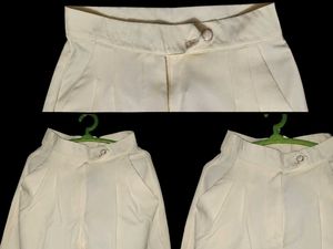 Pleated High-Rise Flowy Pants