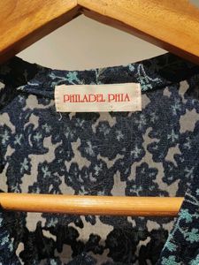 Chic Floral Mesh Button-Up Top