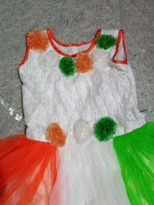 Tricolor fancy Dress