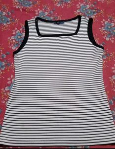 Vogue T-Shirt and Striped Top