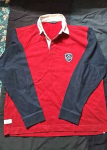 Vintage Long Sleeve Polo Shirt