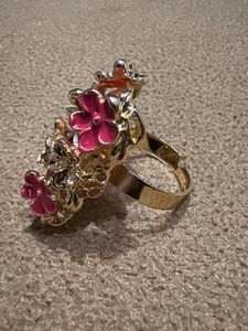 Unique Floral Statement Ring