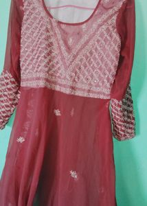 Beautiful Embellished Kurti with Pants