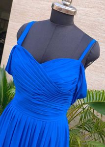 Elegant Royal Blue Maxi Dress