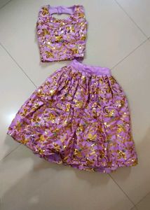 Sparkling Lavender Lehenga Choli Set