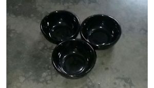 Brand New Set of 5 Black Ceramic Chutney