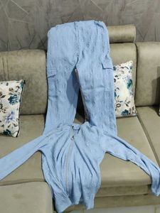 Baby Blue Knit Set