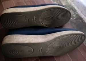 Blue Ballet Flats
