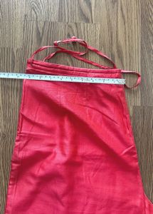 Coral Wide Leg Cropped Pants