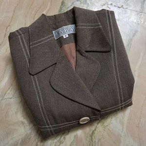 Vintage ENKA Brown Cropped Blazer