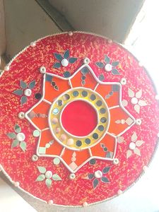Lippan Art | Handmade| Mirror Work