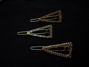 Sparkling Rhinestone Hair Clips