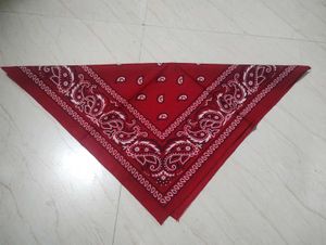 Red Paisley Bandana Scarf