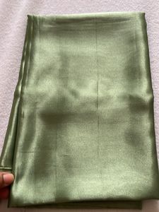 Pista green organza saree(brand new)