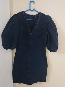 Zara Denim Dress Nwot