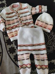 Cute Pink Polka Dot Baby Set