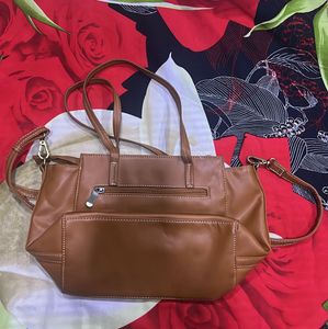 Caprese Abigail Medium Camel Satchel