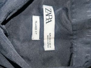 Zara Relaxed Fit Button-Up Shirt