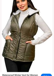 Very Beautiful N Amazing Winter Sleeveless Jacket