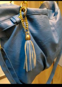 Chic Blue Hobo Bag💥