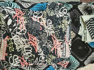 Guess Graffiti Print T-Shirt