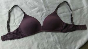 Comfortable Padded Lace Trim Bra