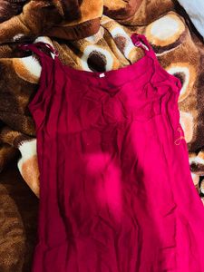 Magenta Cami Kurti