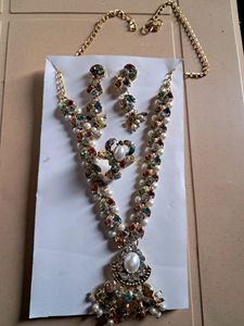 Completely New Necklace Set With Earring And Ring
