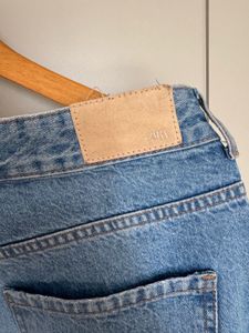 ZARA Buttoned High Rise Ripped Denim - 32