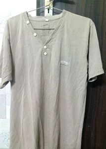 Casual V-Neck Henley T-Shirt
