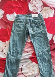 Stylish Distressed Blue Jeans