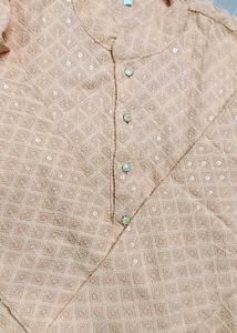 ELEGANT PEACH KURTA