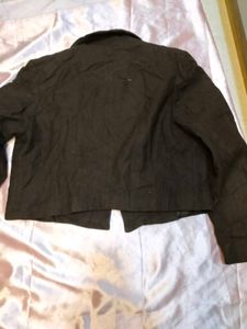 Vintage Brown Cropped Jacket