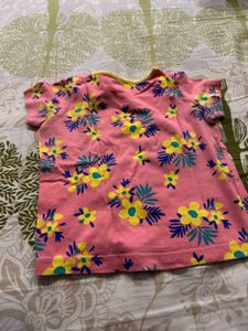 Cute Pink Floral T-Shirt