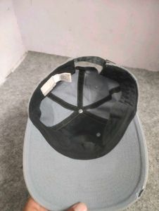 Nike Vintage Grey Baseball Cap with 'N' Logo
