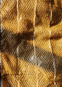 Stunning Golden Chevron Blouse