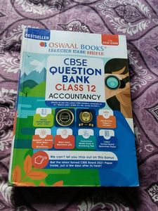 Oswaal CBSE Class 12 Accountancy Question Bank