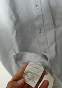 Men's Light Blue Long Sleeve Shirt