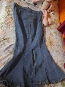Denim Mermaid Skirt