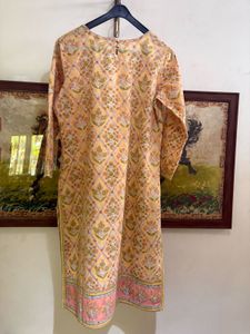 Floral Print Cotton Kurta