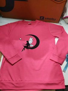 Pink Fairy Graphic Sweatshirt