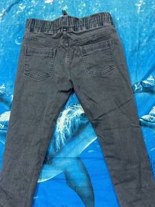 Grey Jogger Style Jeans