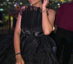 BLACK PARTY WEAR DRESS
