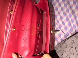 Quilted Shoulder Bag with Chain Strap