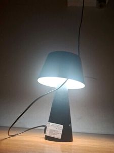 Stylish Black Havells Solar Table Lamp