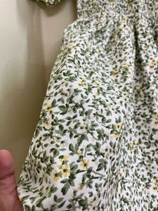 Floral Print Peplum Top
