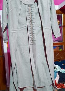Elegant Grey Kurta