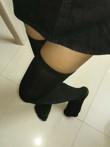 Black Opaque Stockings/Leggings